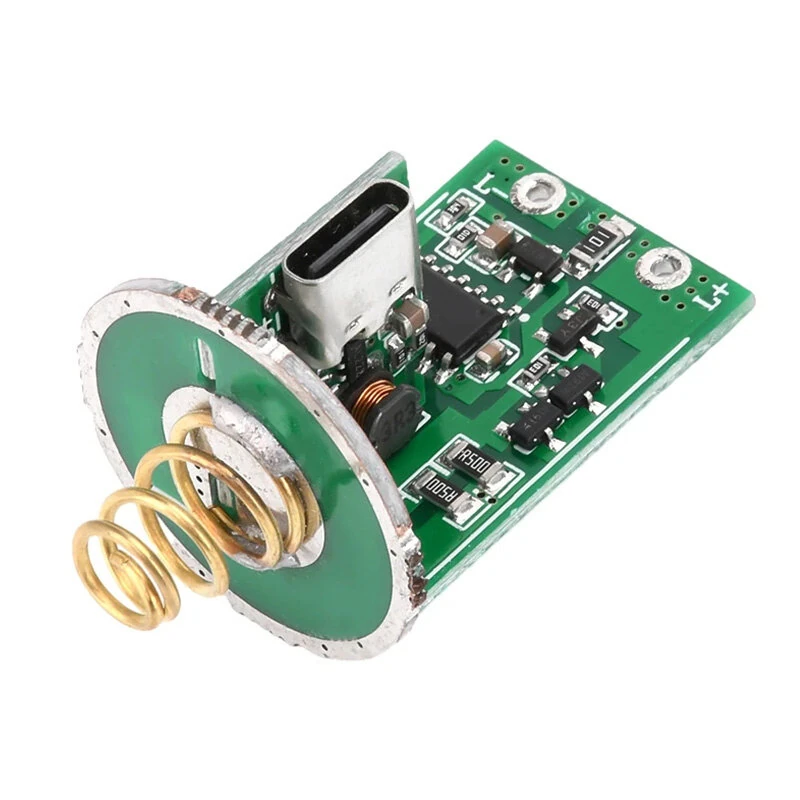 6-8.4V Dual Lithium Flashlight 10W LED Drive Board 3 Modes PCB Circuit Board DIY Accessories for Two 18650/26650 Batteries — view 6