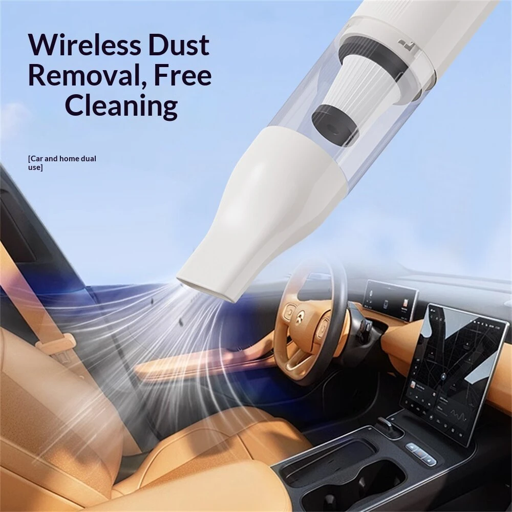 6 in 1 Wireless Portable Vacuum Cleaner Multi-Functional Pet Grooming Tool High Suction Three Adjustable Settings Auitable for Pets Grooming Car Home Use Cleaning — view 2