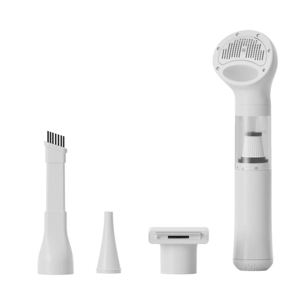 6 in 1 Wireless Portable Vacuum Cleaner Multi-Functional Pet Grooming Tool High Suction Three Adjustable Settings Auitable for Pets Grooming Car Home Use Cleaning — view 9