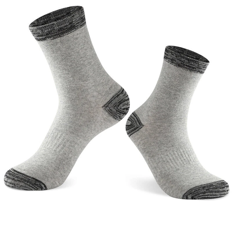 6 Pair Autumn Winter Men Socks Cotton Leisure Business Long Socks Walking Running Hiking Warm Socks For Male Plus Size 42-48 — view 7