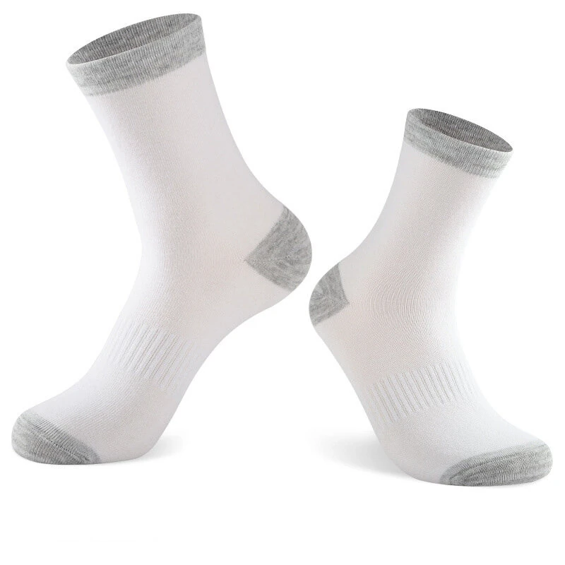 6 Pair Autumn Winter Men Socks Cotton Leisure Business Long Socks Walking Running Hiking Warm Socks For Male Plus Size 42-48 — view 8
