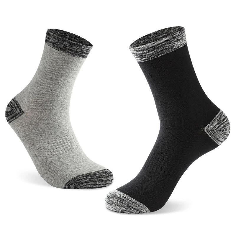 6 Pair Autumn Winter Men Socks Cotton Leisure Business Long Socks Walking Running Hiking Warm Socks For Male Plus Size 42-48 — view 9