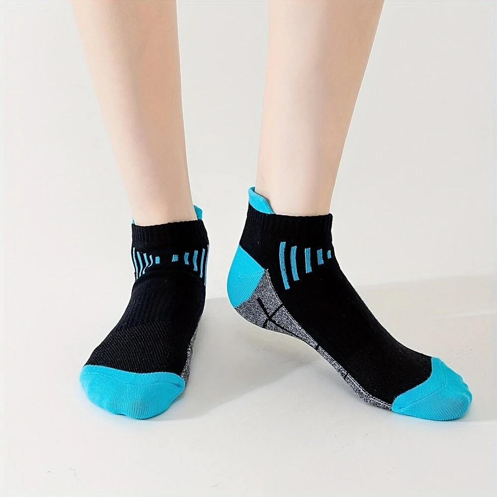 6 Pairs Men's  Ankle Socks, Anti Odor & Sweat Absorption Breathable Cotton Low Cut Socks Mens Sport Socks for Outdoor Running Cycling Hiking Wearing All Seasons Wearing — view 10