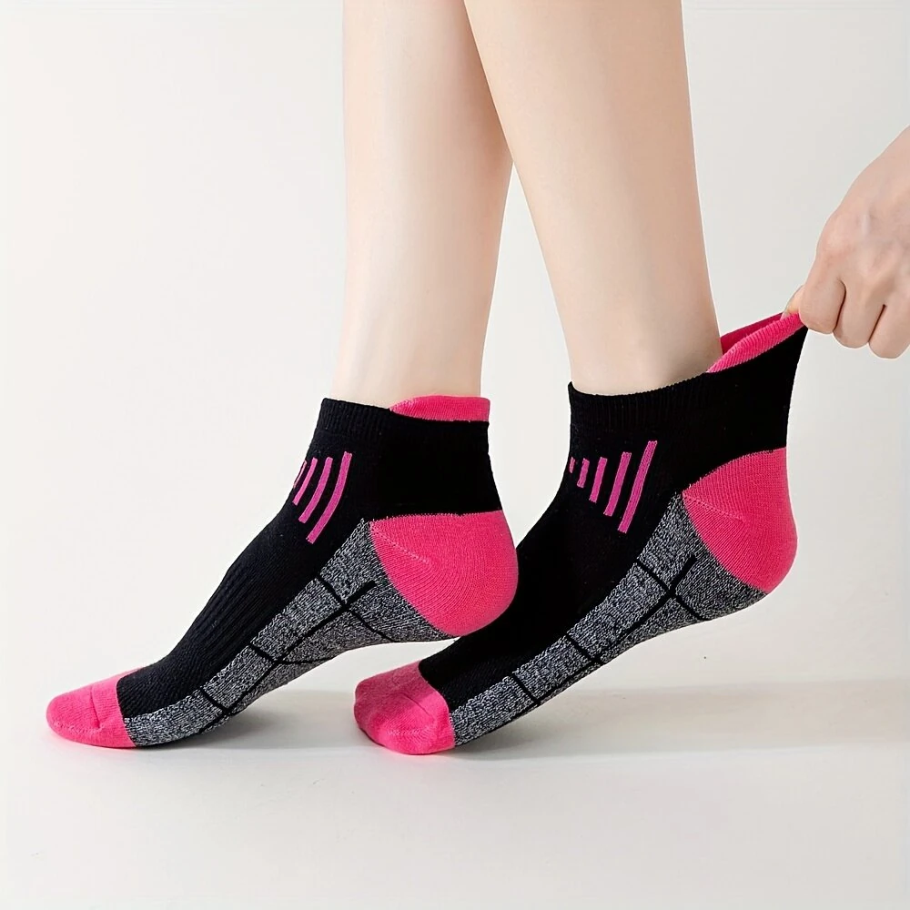 6 Pairs Men's  Ankle Socks, Anti Odor & Sweat Absorption Breathable Cotton Low Cut Socks Mens Sport Socks for Outdoor Running Cycling Hiking Wearing All Seasons Wearing — view 8