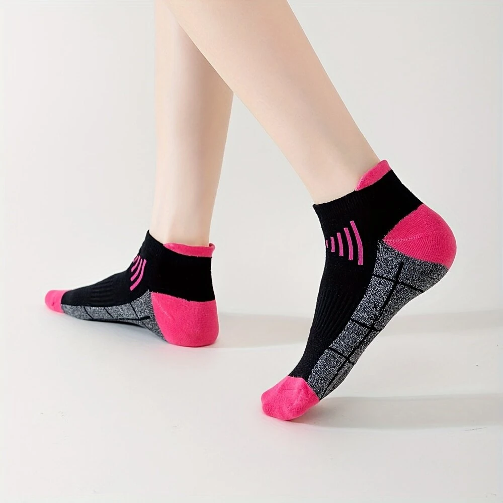 6 Pairs Men's  Ankle Socks, Anti Odor & Sweat Absorption Breathable Cotton Low Cut Socks Mens Sport Socks for Outdoor Running Cycling Hiking Wearing All Seasons Wearing — view 9