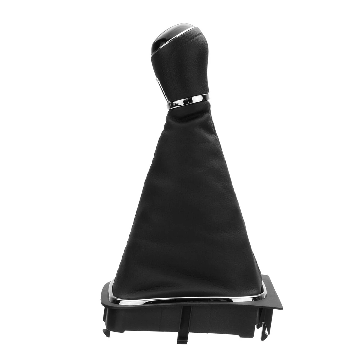 6 Speed Gear Shift Knob Shifter 11mm Inner PU Leather Boot Gaitor Cover For VW G — view 3
