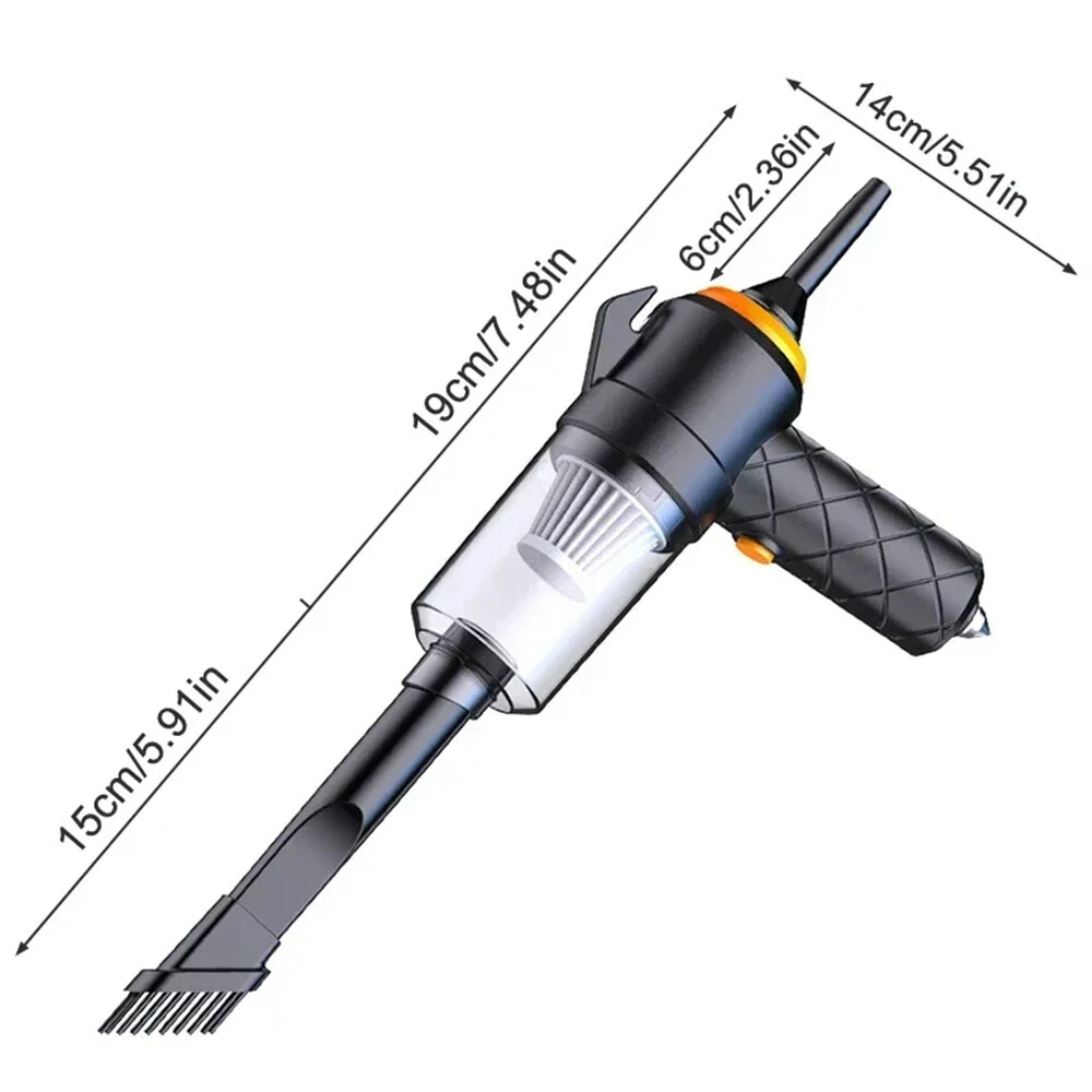 6000Pa Portable Multi Function Car Vacuum Cleaner High Suction Washing and Blowing Outdoor Indoor Use — view 10