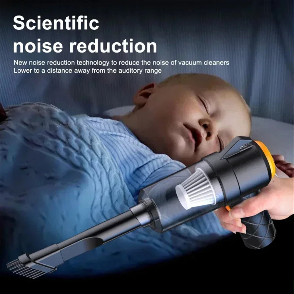 6000Pa Portable Multi Function Car Vacuum Cleaner High Suction Washing and Blowing Outdoor Indoor Use — view 4