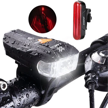 600LM XPG + 2 LED Bicycle German Standard Smart Sensor Warning Light Bike Front Light Headlight — Pricio
