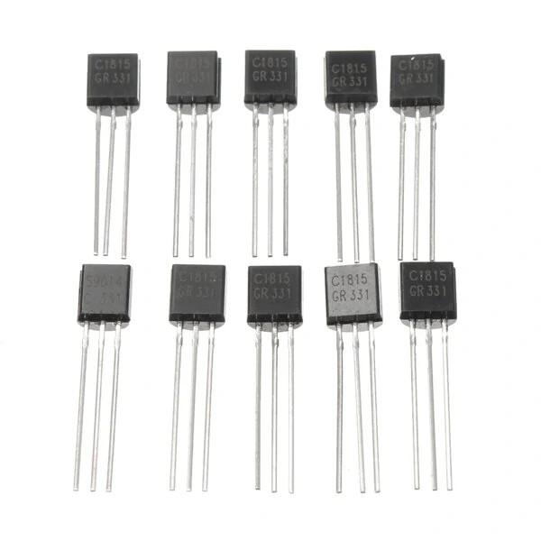 600Pcs TO-92 NPN PNP Bipolar Transistor 15 Value Assortment Kit — view 3