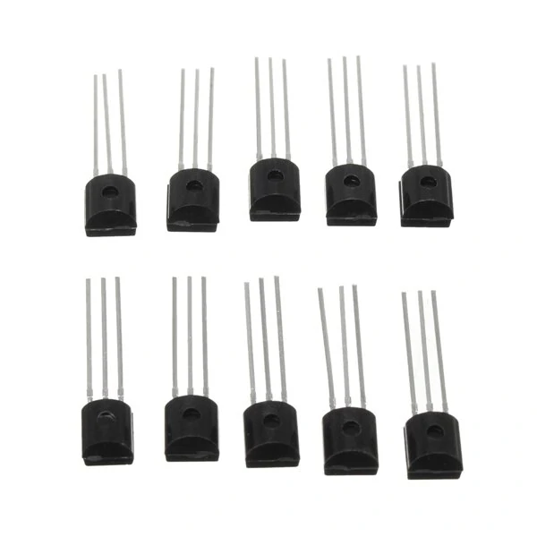 600Pcs TO-92 NPN PNP Bipolar Transistor 15 Value Assortment Kit — view 4