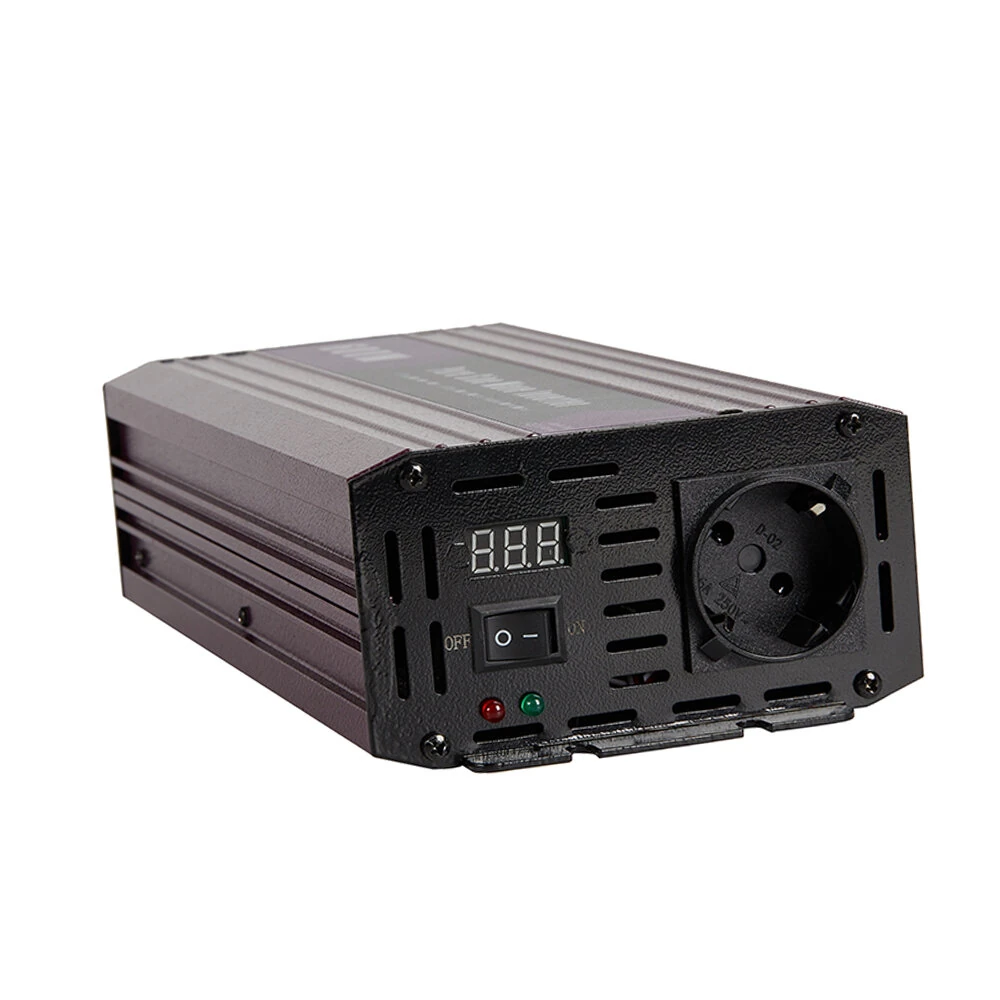 600W Pure Sine Wave Power Inverter DC 12V 24V to AC 220V with Overload Protection High Efficiency Low Power Consumption for Car Truck RV Solar System — view 5