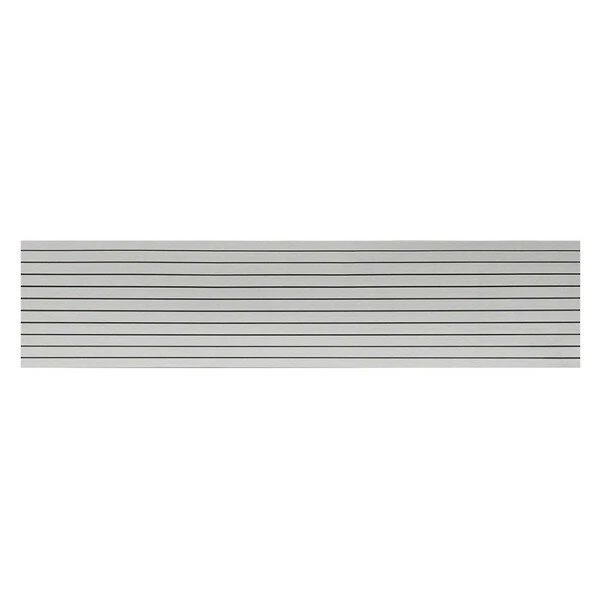 600x2400x5mm Marine Flooring Faux Teak Grey With Black Lines EVA Foam Boat Decking Sheet — view 3