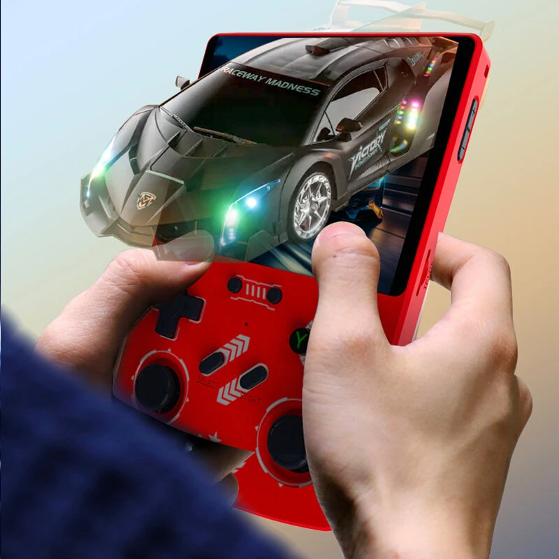 [64G] R40XX 10000+ Games Handheld Game Console with 4.2-Inch IPS Screen RK3326 Quad Core 4000mAh Battery Portable Retro Gaming Player Linux System — view 11