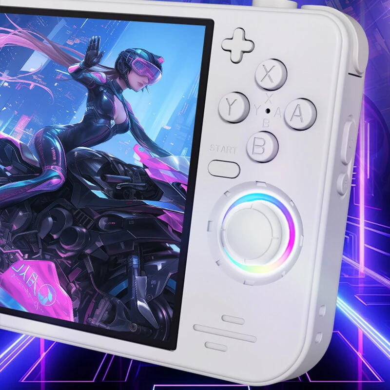 [64G] RF40H 15000+ Games Handheld Game Console 4-Inch IPS Screen Open Source Linux RK3326 Retro Gaming Console with RGB Joystick 4000mAh WiFi Player Console — view 9
