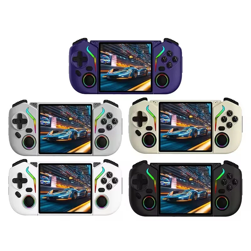 [64G] X95Pro Retro Handheld Game Console Built-in 20000+ Games 3.5-inch IPS Screen Android 9.0 3000mAh Retro Gaming Emulator Portable WiFi Open Source Linux System — view 6