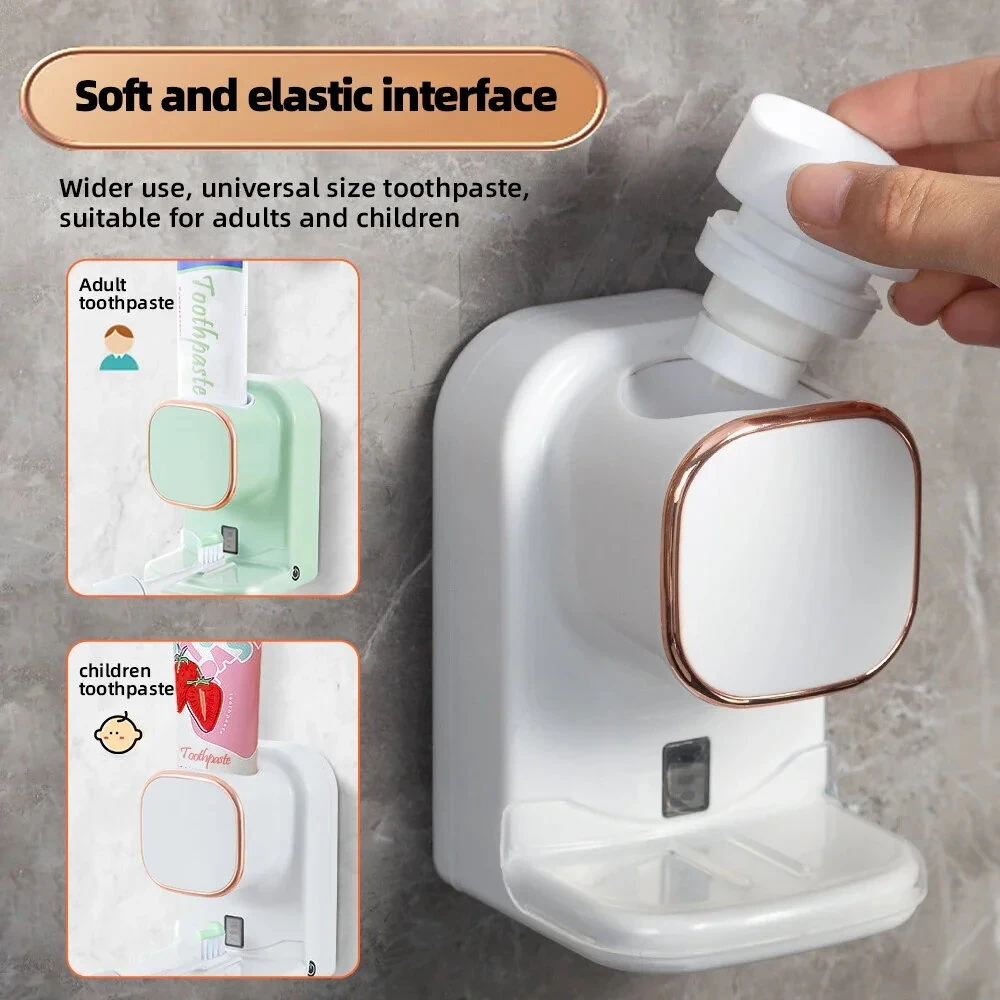 650mAh Auto-sensing Toothpaste Squeezer Tool 3 Mode Toothpaste Dispenser Detachable Bathroom Accessories Automatic Dispenser Wall Mounted Electric Toothpaste Squeezer — view 8