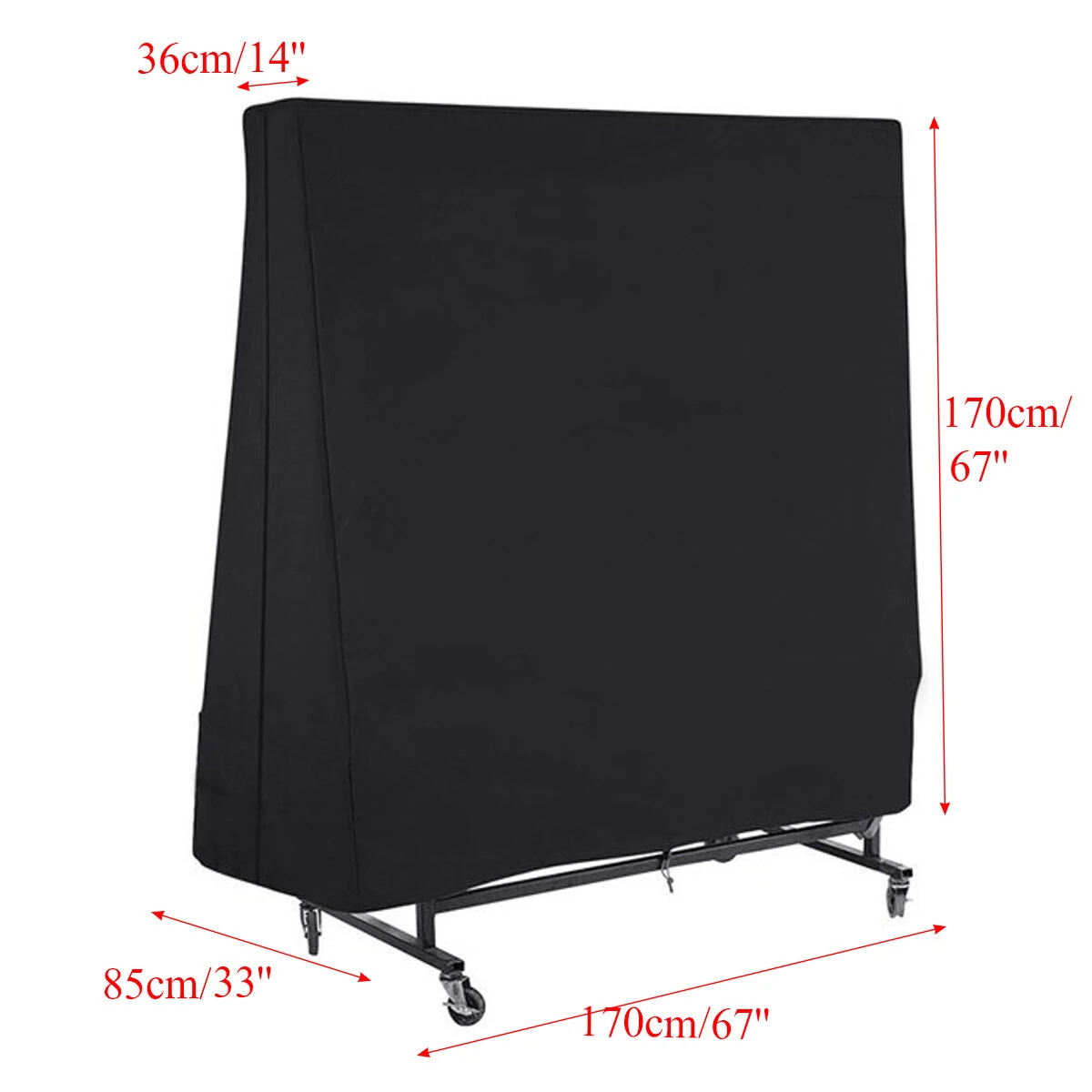 67''x67''x33''x14'' Waterproof Dustproof Table Tennis Table Cover — view 2