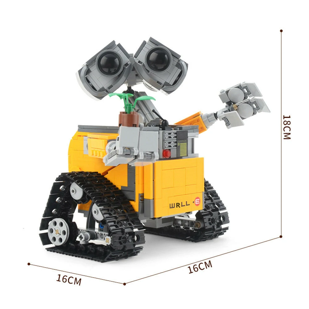687pcs WRll-E Robot 18cm Blocks Toy Idea Technic Figures Model Building Kits Block Bricks Educational Christmas Toy Birthday Gift — view 10