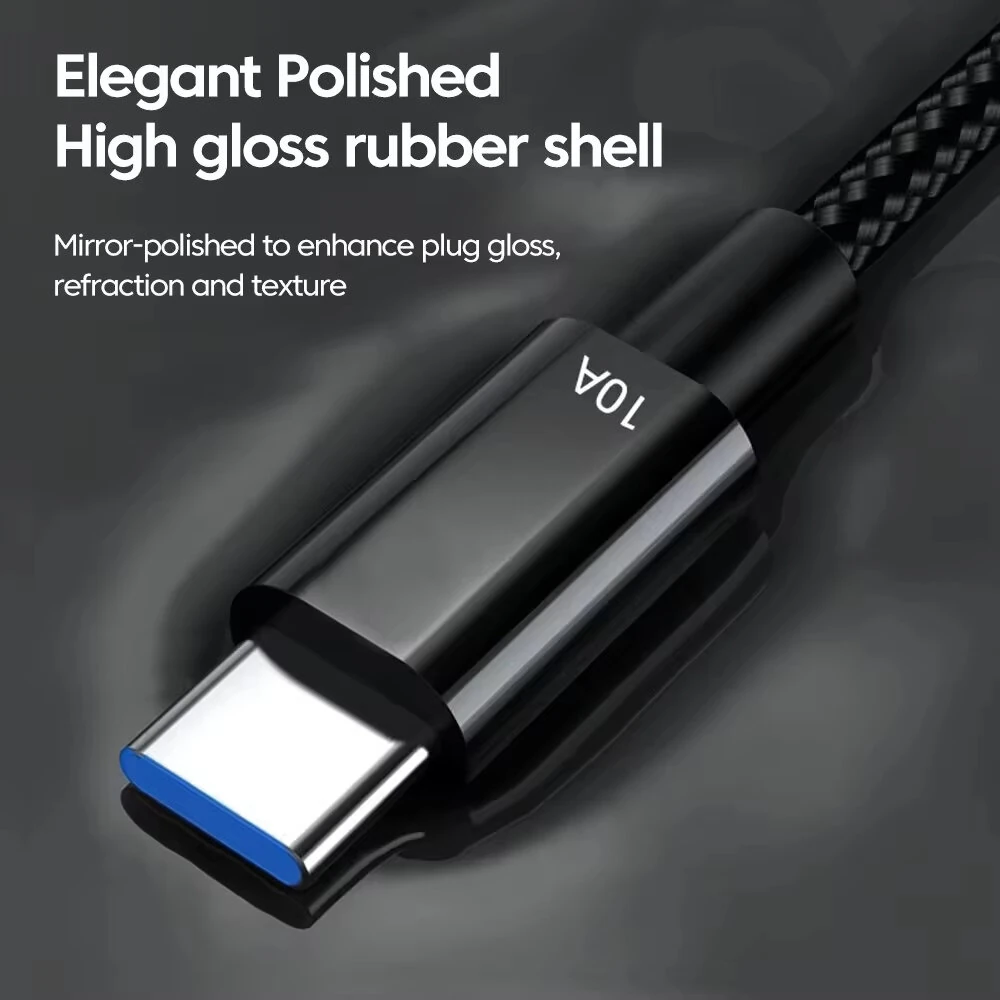 6A 120W USB-A to Type-C Cable Fast Charging Data Transmission Copper Cord Line 1M/2M Long for iPhone 16 15 15 Plus for Huawei Mate XT for Xiaomi MIX Fold4 for Samsung Galaxy Z Fold6 — view 6