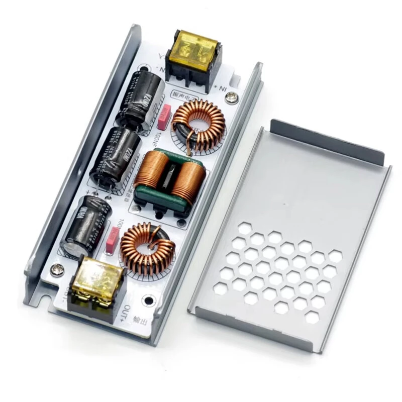 6A 12A DC LC Filter Low-pass EMI Filter Electromagnetic Interference EMC Automotive 12V 24V CAR Switching Power Ripple Filter Module Board — view 3