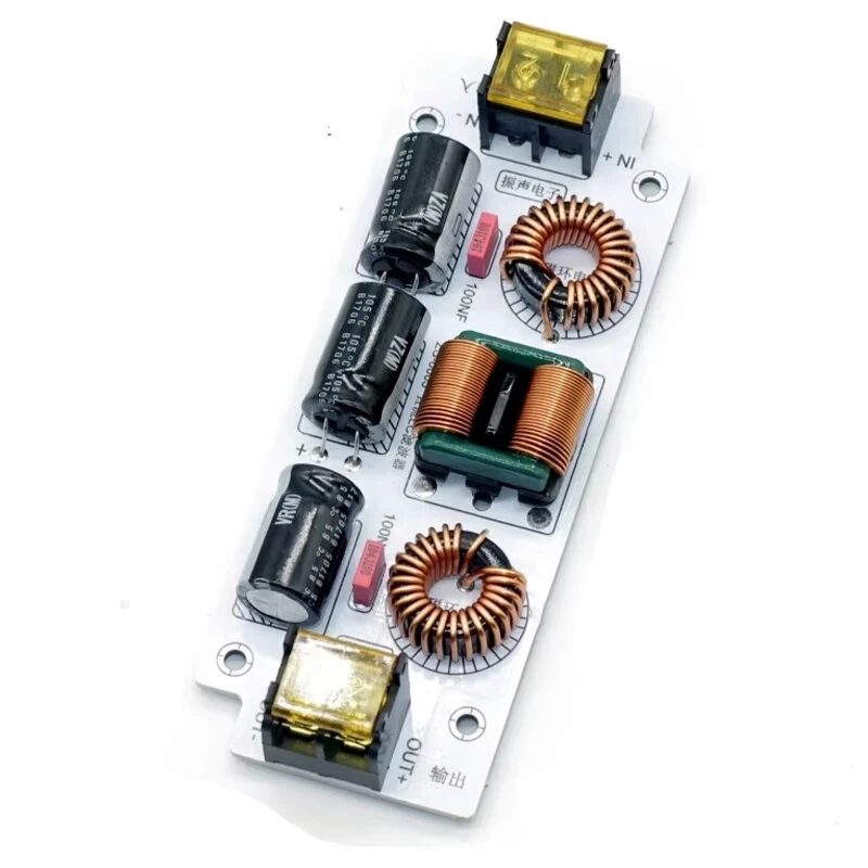6A 12A DC LC Filter Low-pass EMI Filter Electromagnetic Interference EMC Automotive 12V 24V CAR Switching Power Ripple Filter Module Board — view 5