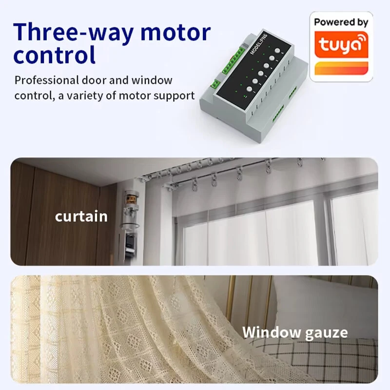6CH Tuya Smart Zigbe/WIFI 16A Relay Switch Module Power Remote Control Appliance Control Relay Module 110V-240V External/Internal Antenna — view 5