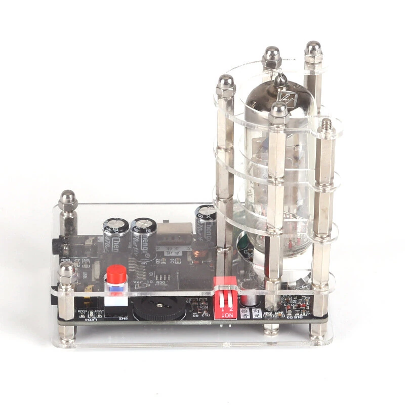 6E2 Magic Eye Tube Driver Board Audio VU Level Indicator USB 5V Stereo Pickup Function Vintage Display Ornament — view 3