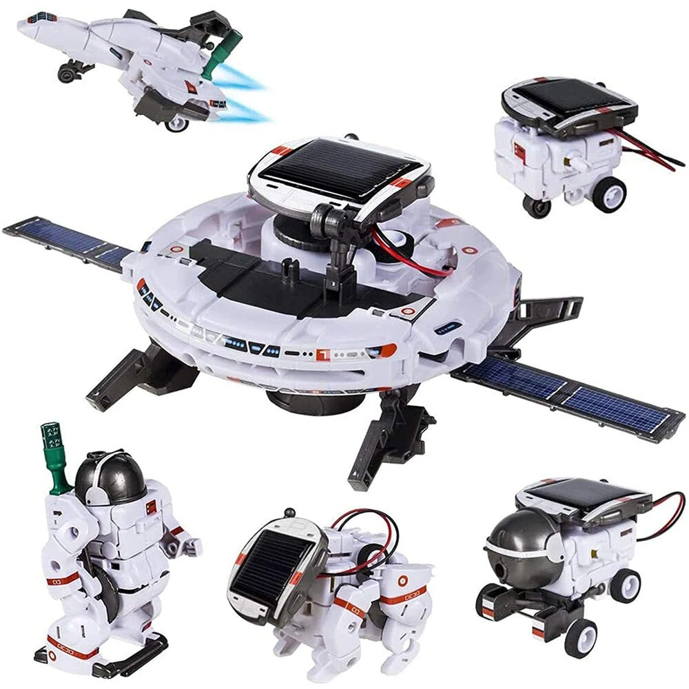 6in1 STEM Solar Robot Kit Kids Educational Building Science Experiment Toys Children Boys Girls Birthday Gifts — view 5