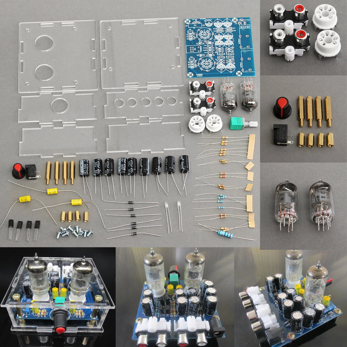 6J1 Valve Tube Preamplifier Board Bass on Musical Fidelity DIY Kit with Case — image 1