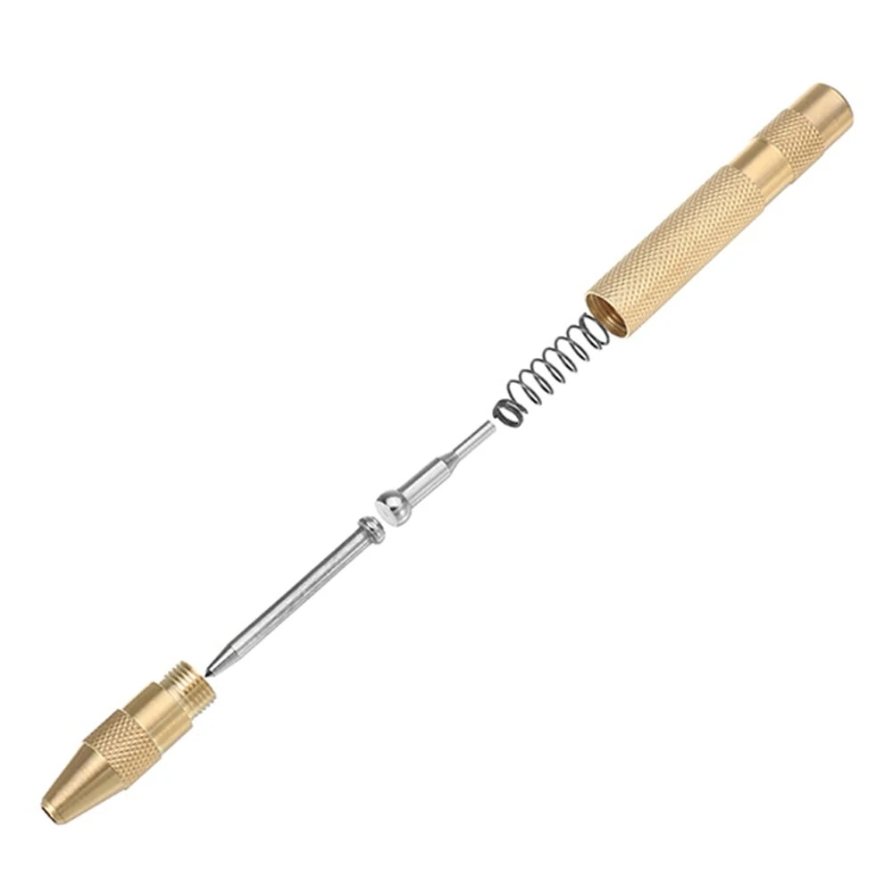 6mm Automatic Center Pin Punch Spring Loaded Marking Starting Holes Tool — view 4