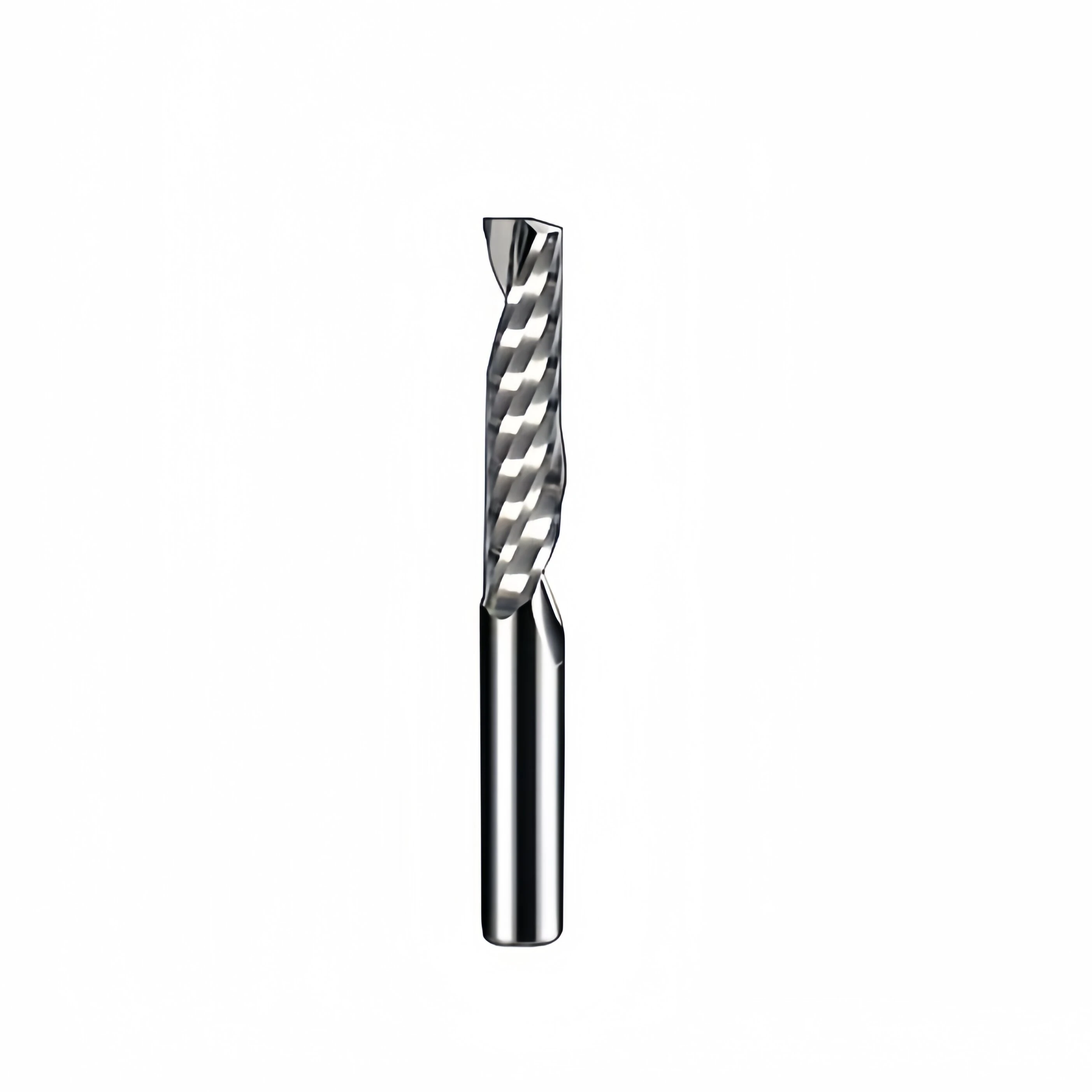 6mm Shank Solid Carbide Spiral Router Bit Single Flute Up Cut O Type for CNC Milling Aluminum Wood Acrylic PVC & MDF 3D Engraving Tool — Pricio