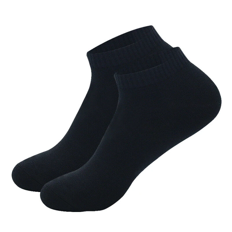 6pairs Plus Size Men Cotton Socks Non Slip Sweat-absorbing Comfortable Low Cut Athletic Ankle Socks For Outdoor Cycling Running Daily Casual Short Socks Men — view 10