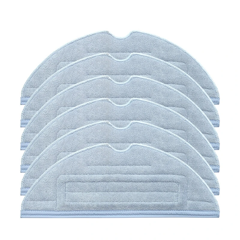 6pcs Mop Clothes Replacements for Roborock S7 Vacuum Cleaner Parts Accessories [ — view 4