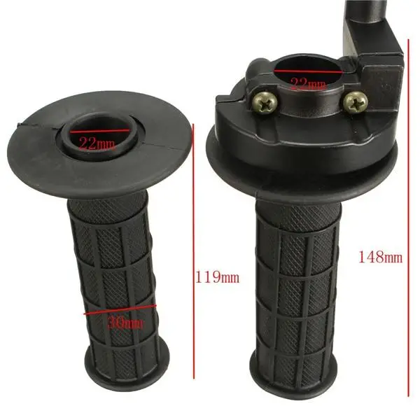 7/8inch 22mm Throttle Hand Grips Twist with Cable ATV Quad Pit Dirt Bike 50cc to — view 5