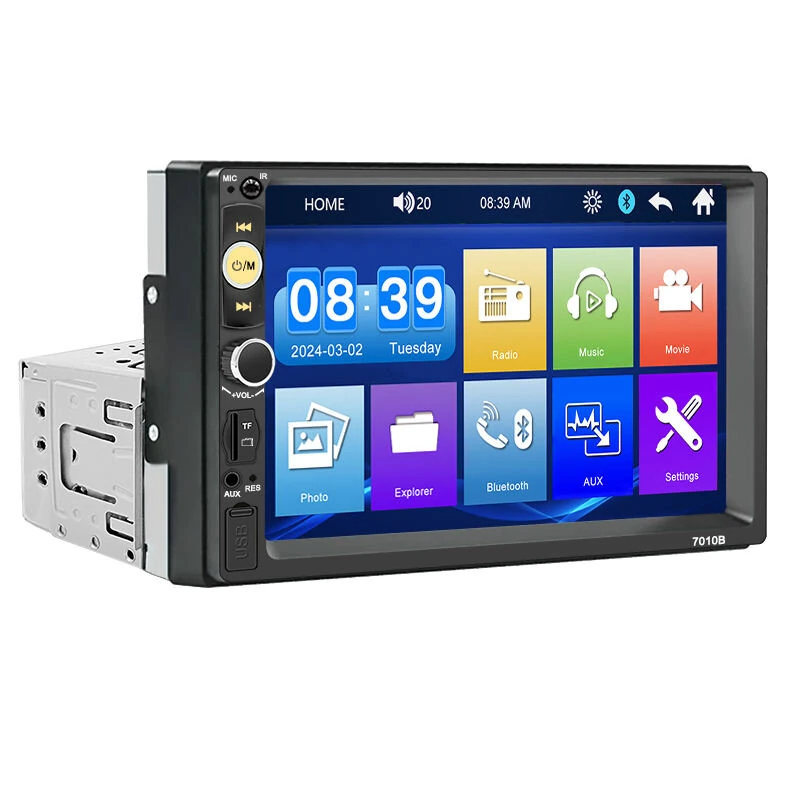 7 inch 1 Din Full Touch Screen Car MP5 Player Radio Stereo Audio Car Multimedia Video Player 7010B — Pricio