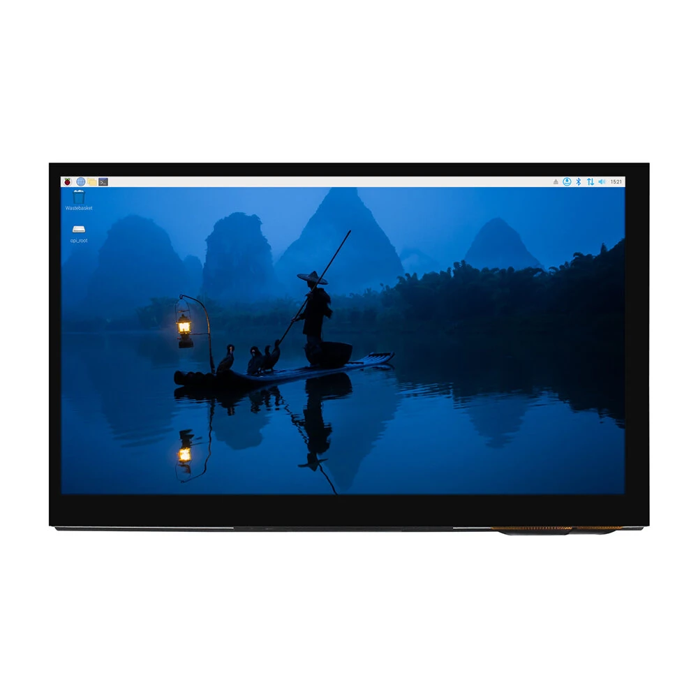 7 Inch HDMIs Display Monitor 1024x600 IPS Capacitive Touch Screen for Raspberry Pi 5 4B USB Type-C GT911 — view 3