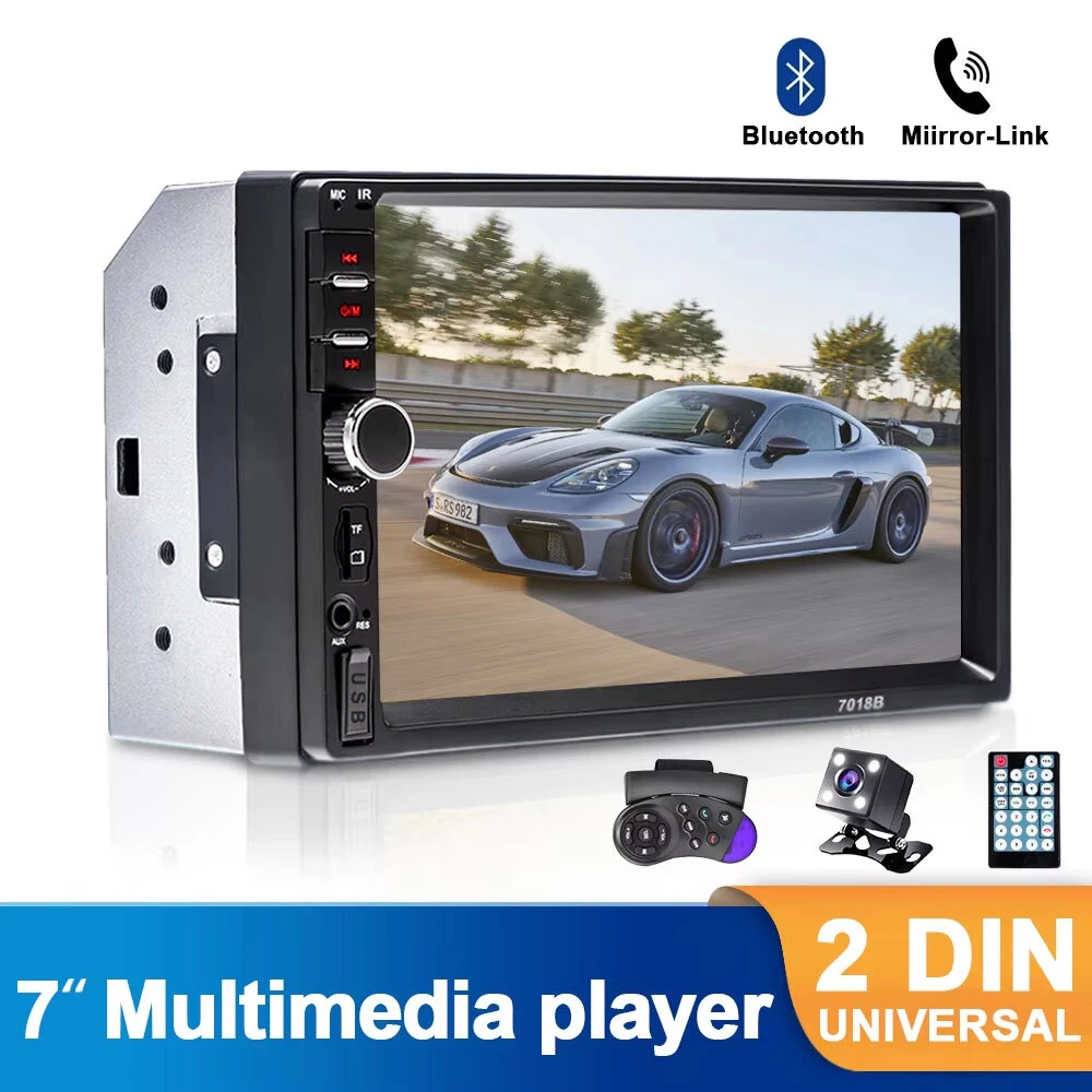 7018B Car Radio 7 Inch 2Din FM Modulator Stereo Receiver Support RearView Camera Audio Player Bluetooth Mirror Link MP5 — view 2