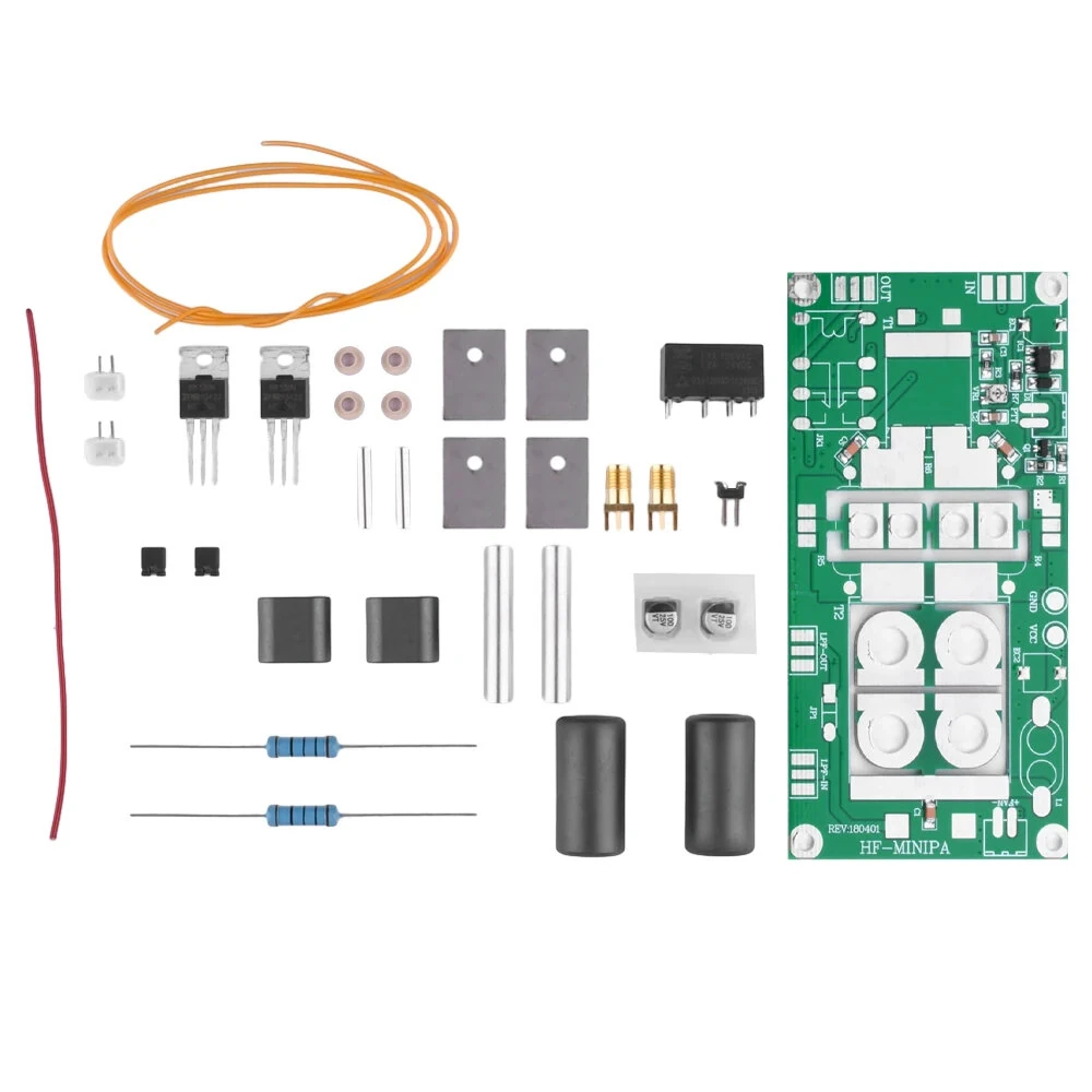 70W SSB Linear HF Power Amplifier DIY Kit 3.5-30MHz Electronic Module For YAESU FT-817 KX3 Ham Radio AM CW FM Radio RF DIY Kit — view 7