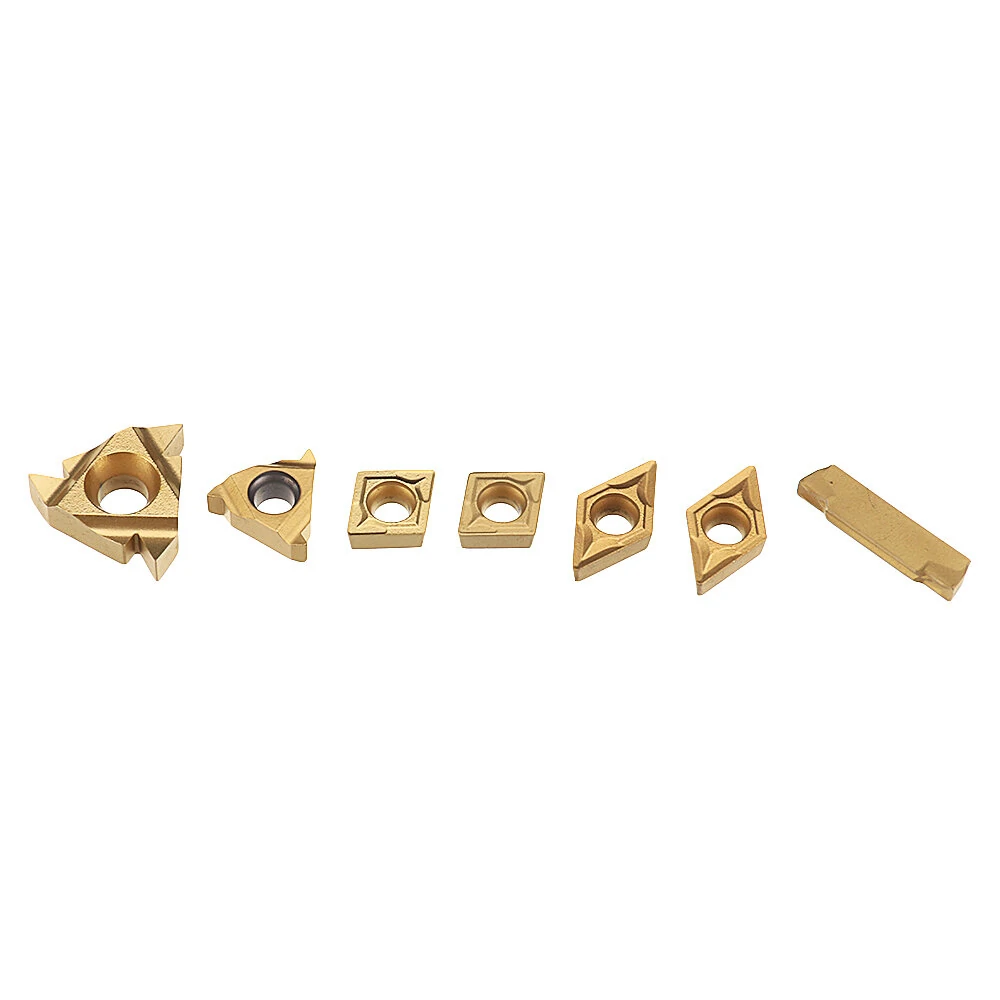 7pcs 12mm Shank Lathe Boring Bar Turning Tool Holder Set with Carbide Inserts — view 9
