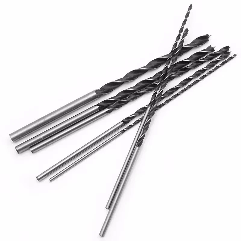 7Pcs 300mm Extra Long Wood Drill Bit Set Woodworking Tool 4 5 6 7 8 10 12mm Diameter — view 3
