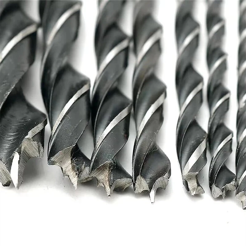 7Pcs 300mm Extra Long Wood Drill Bit Set Woodworking Tool 4 5 6 7 8 10 12mm Diameter — view 4