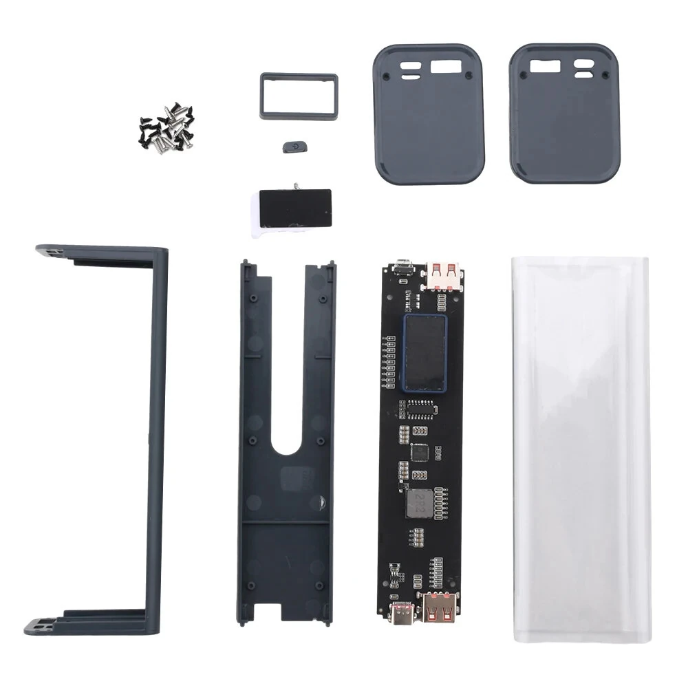 8*18650 PD22.5W DIY Professional Battery Charger Case Fast Charging Case for Dual USB+PD Port Battery Charging Power Bank Box — view 9