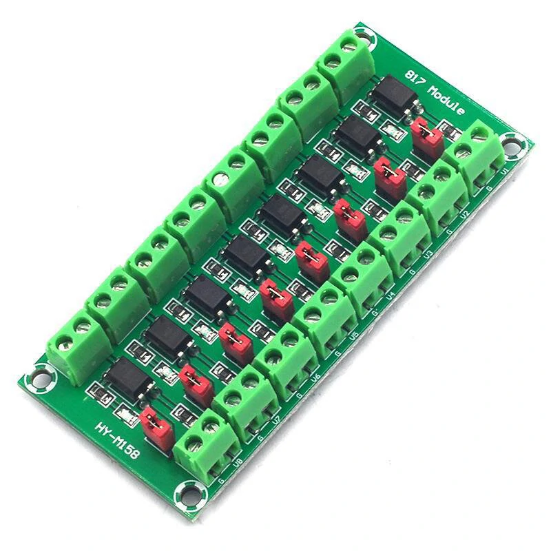 8-way Photoelectric Isolation Module Voltage Isolation Board Control Transfer Drive Board 817 Optocoupler Module — view 4