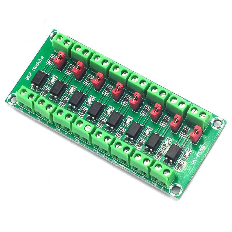8-way Photoelectric Isolation Module Voltage Isolation Board Control Transfer Drive Board 817 Optocoupler Module — view 5