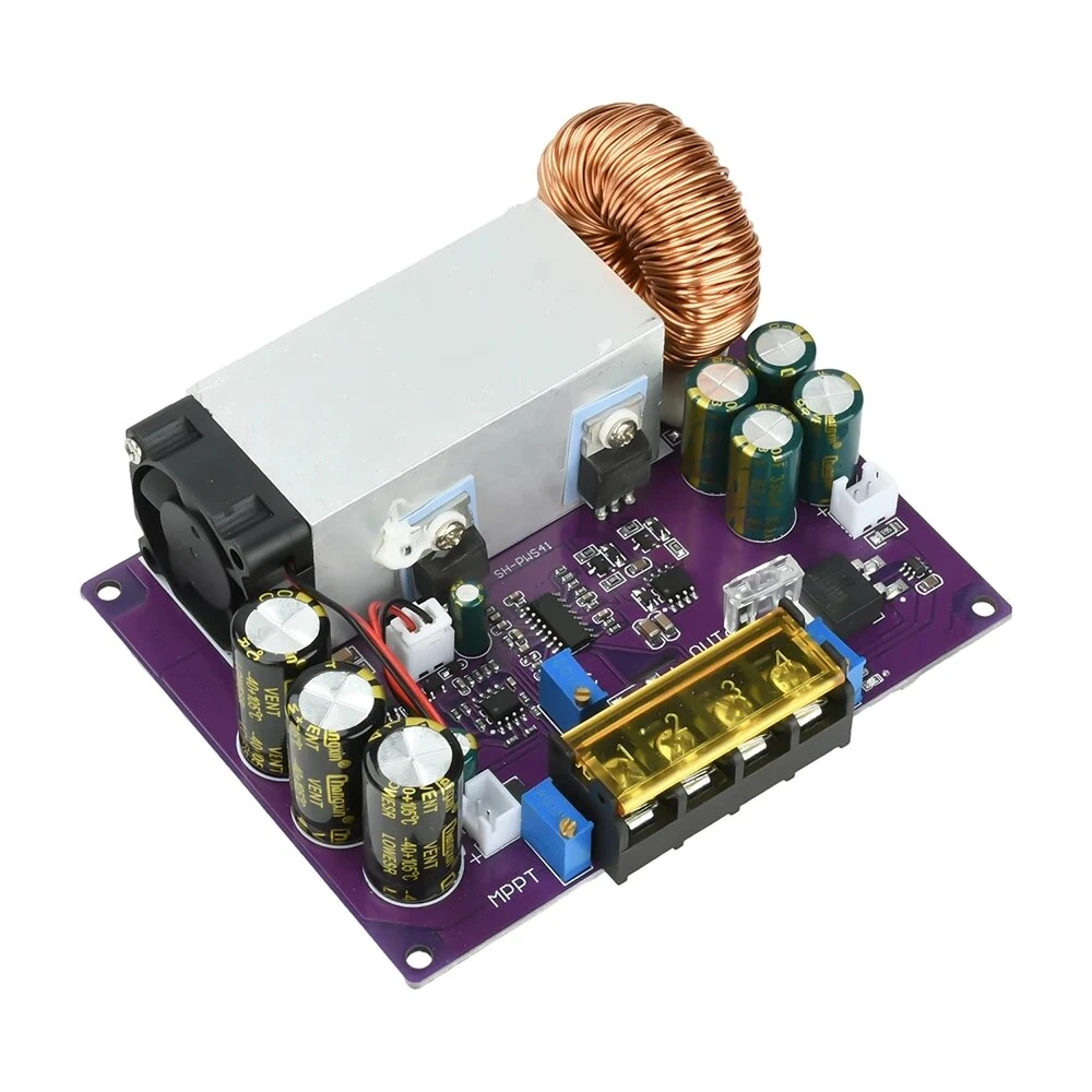 800W Adjustable Buck Module MPPT Solar Charge Controller DC18-90V Input DC2-60V Output Lithium Battery Charging Solar Panel System — Pricio