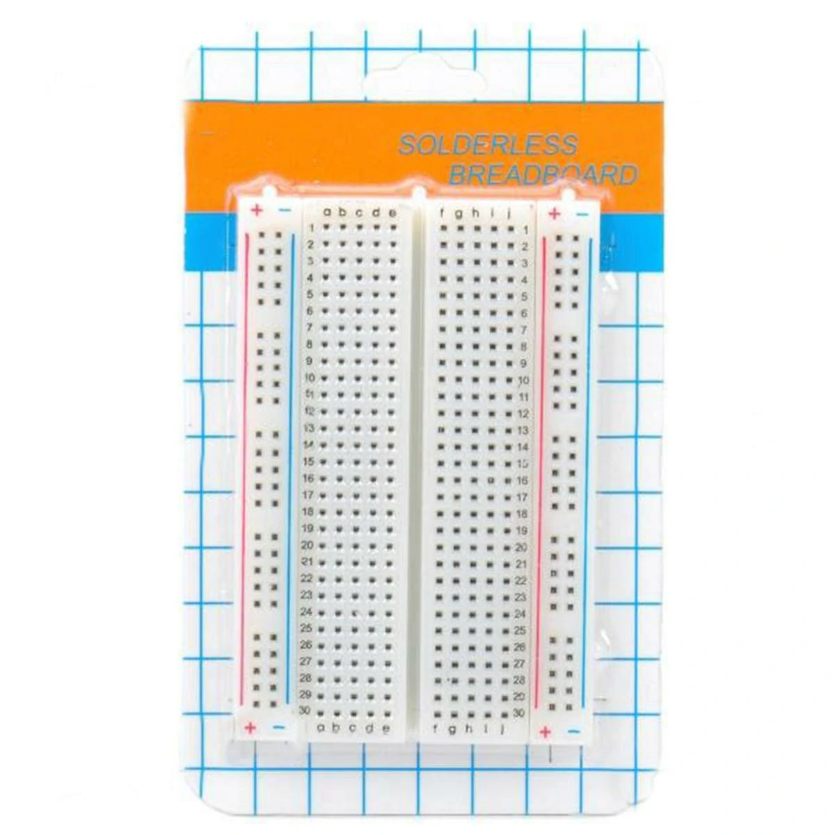 8.5 x 5.5cm 400 Tie Points 400 Holes Solderless Breadboard Bread Board — view 2
