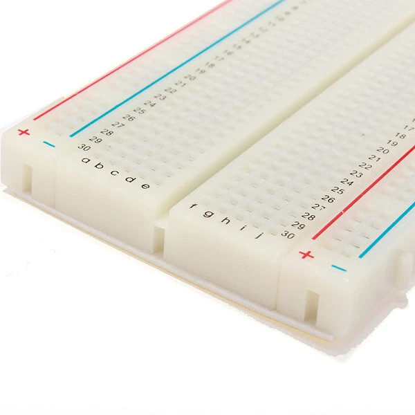 8.5 x 5.5cm 400 Tie Points 400 Holes Solderless Breadboard Bread Board — view 7