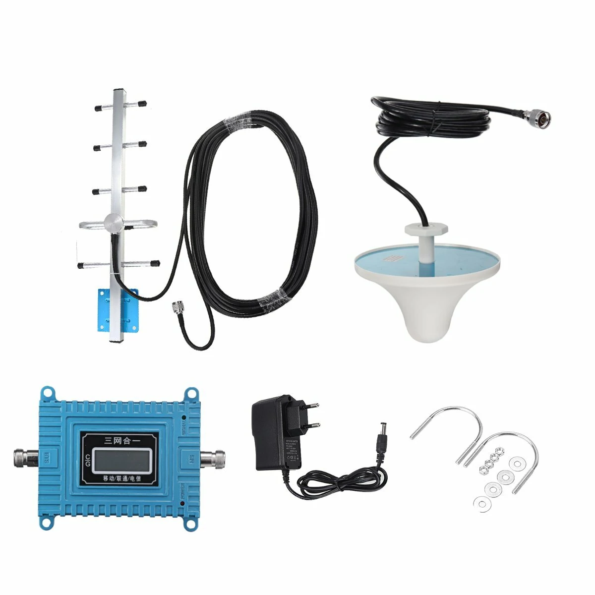 850/900MHz CDMA/GSM Cell Phone Signal Booster Repeater Amplifier Antenna 2/3/4G — image 1