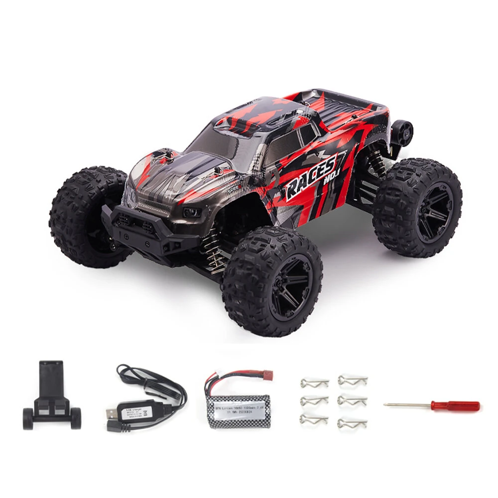 8610 1/14 2.4G 4WD RC Car RTR Fully Proportional LED Light Racing Off-road Vehicles Models Toys — view 2